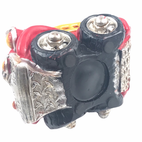 Volunteer Fire Dept Fire Engine Coin Bank - Picture 8 of 11